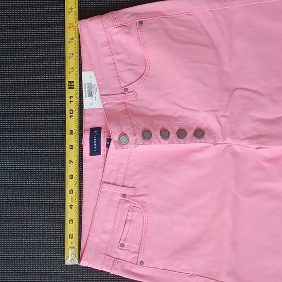 CHARTER CLUB pink capris pants wtih button fly close & pockets. Size 12. NWT - Picture 10 of 16